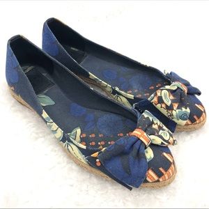 Tory Burch Tasman Floral Espadrille Flats